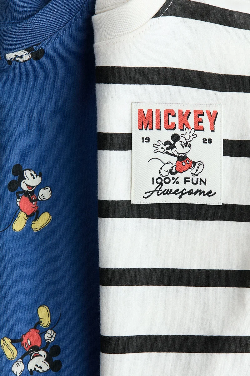 H&M 2-pack printed T-shirts